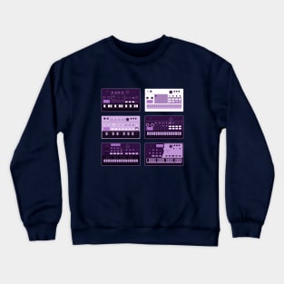 Electronic Musician Volca Synth, Drum Machine, Sampler Crewneck Sweatshirt